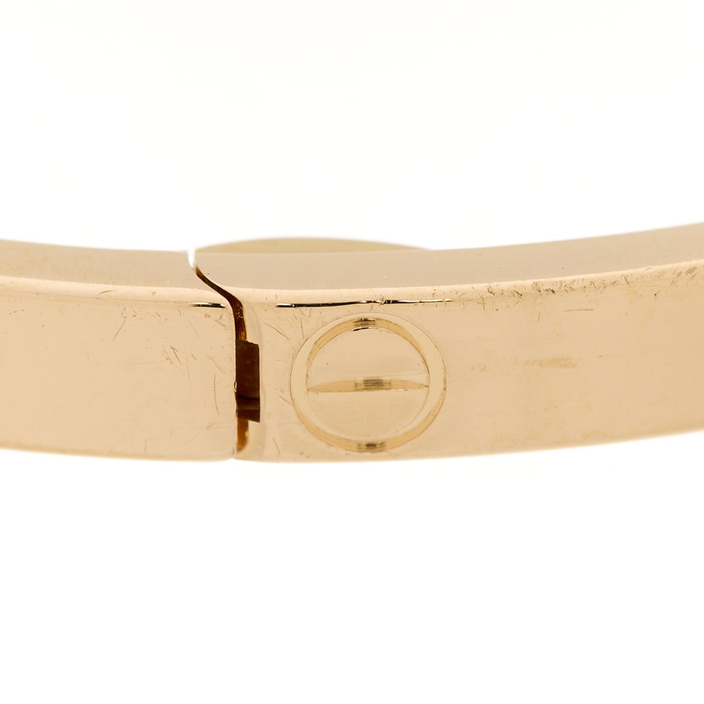18K Yellow Gold Small LOVE Bracelet 17