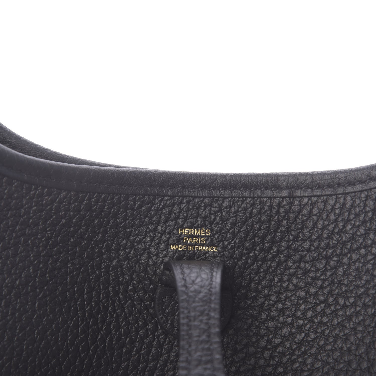 Hermes Taurillon Clemence Evelyne TPM Black 6 of 11