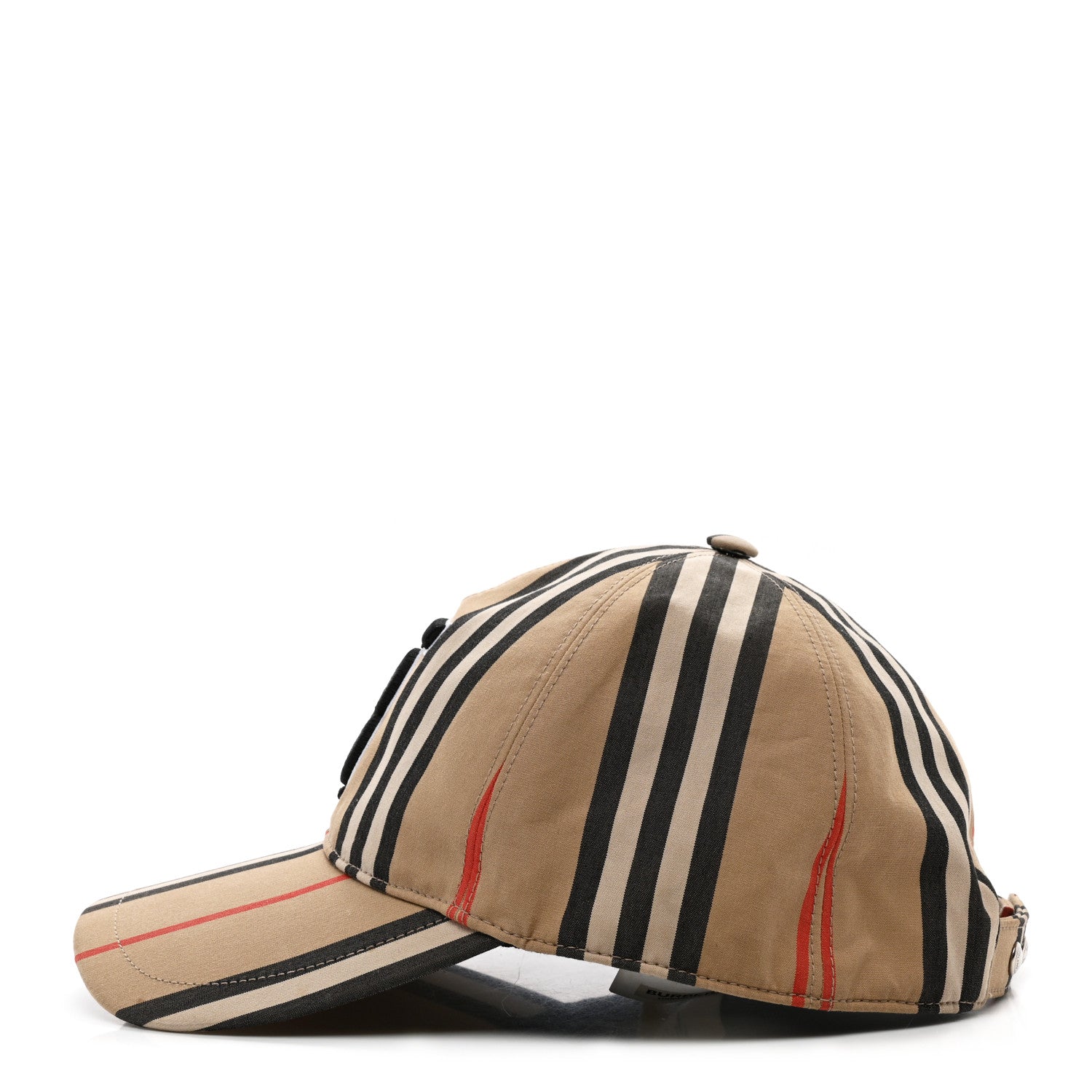Burberry Cotton Vintage Check Monogram Baseball Hat M Archive Beige 4 of 10