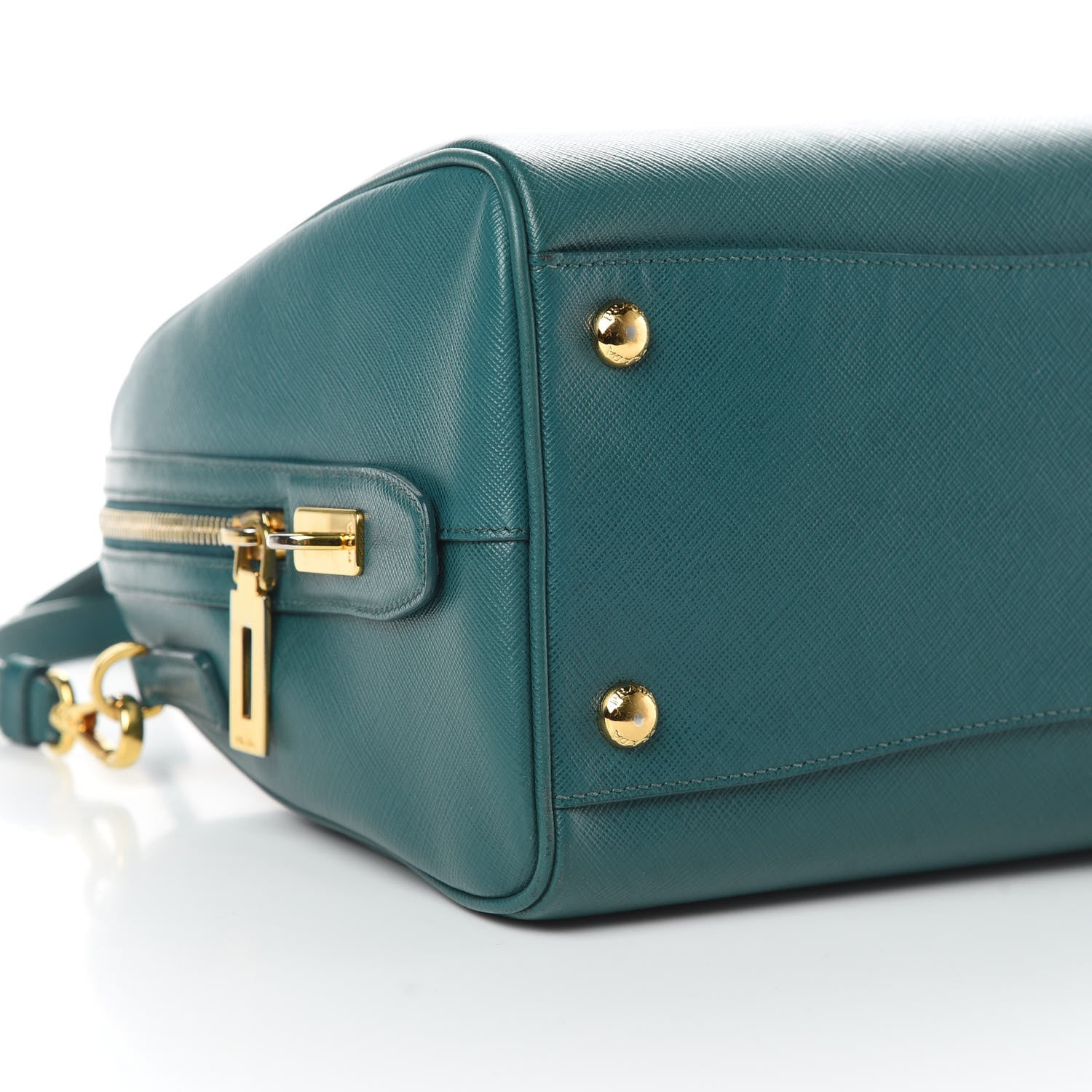 Prada Saffiano Lux Bowler Ottanio 10 of 13