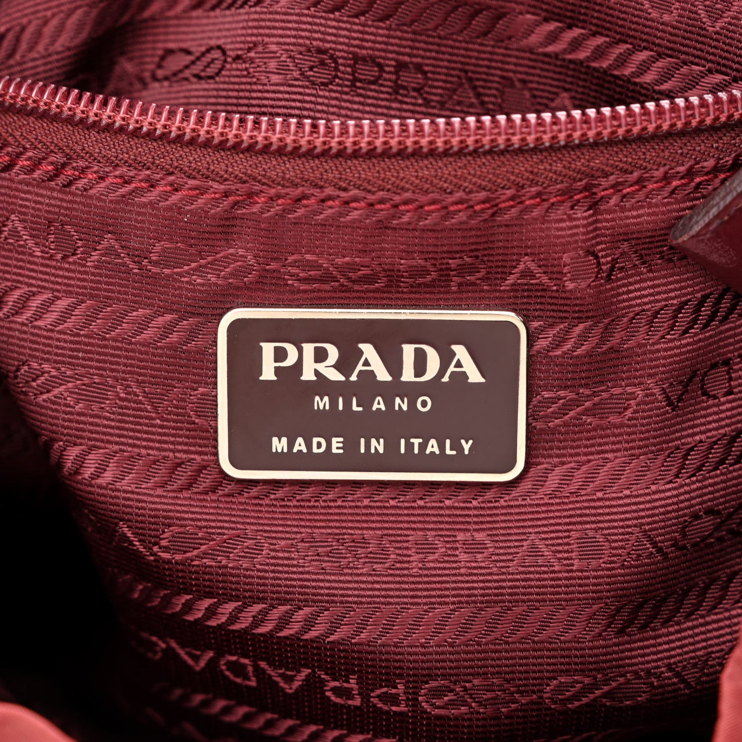 Nylon Vela Small Backpack Rosso