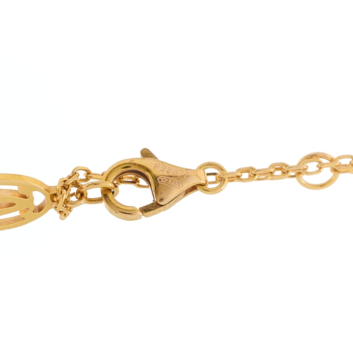 18K Pink Gold Diamond D'Amour Heart Pendant Necklace