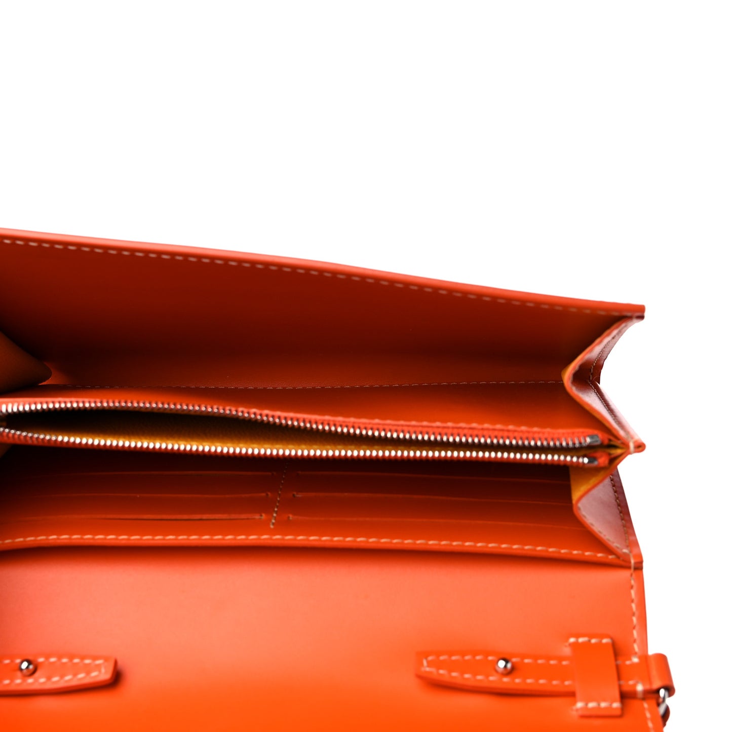 Goyardine Varenne Continental Wallet Orange