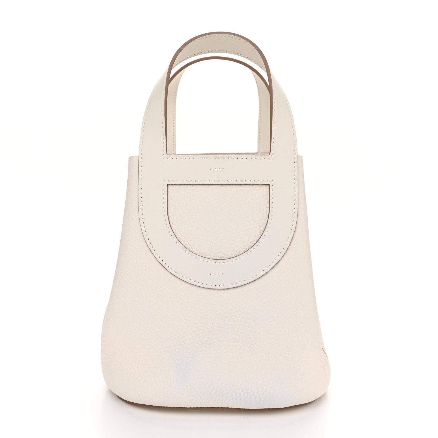 Hermes Taurillon Clemence Swift In-The-Loop 18 Bag Gris Pale 1 of 12