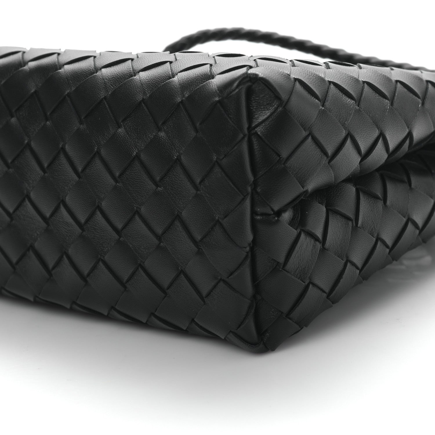 Bottega Veneta Nappa Intrecciato Small Andiamo Shoulder Bag Black 8 of 8