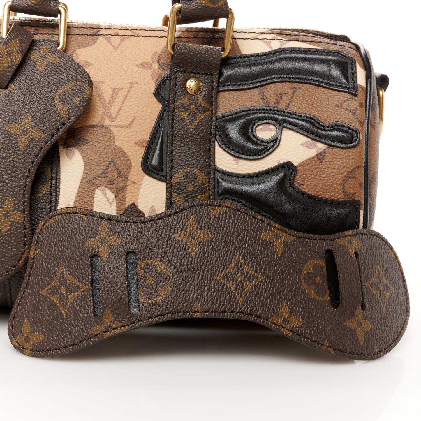 Monogram Portrait Keepall Bandouliere 25 Brown