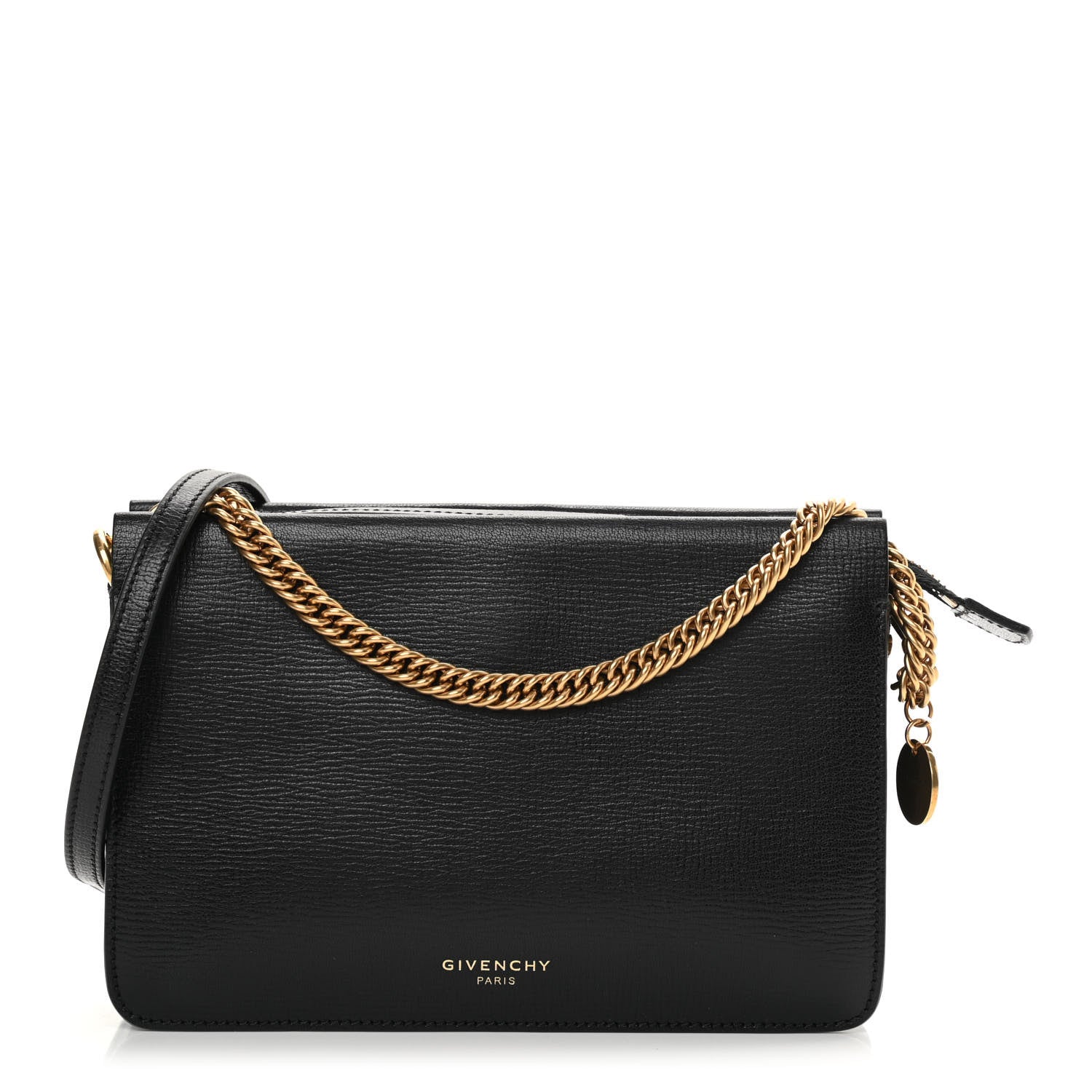 Givenchy Goatskin Suede Cross 3 Crossbody Bag Black 1126115
