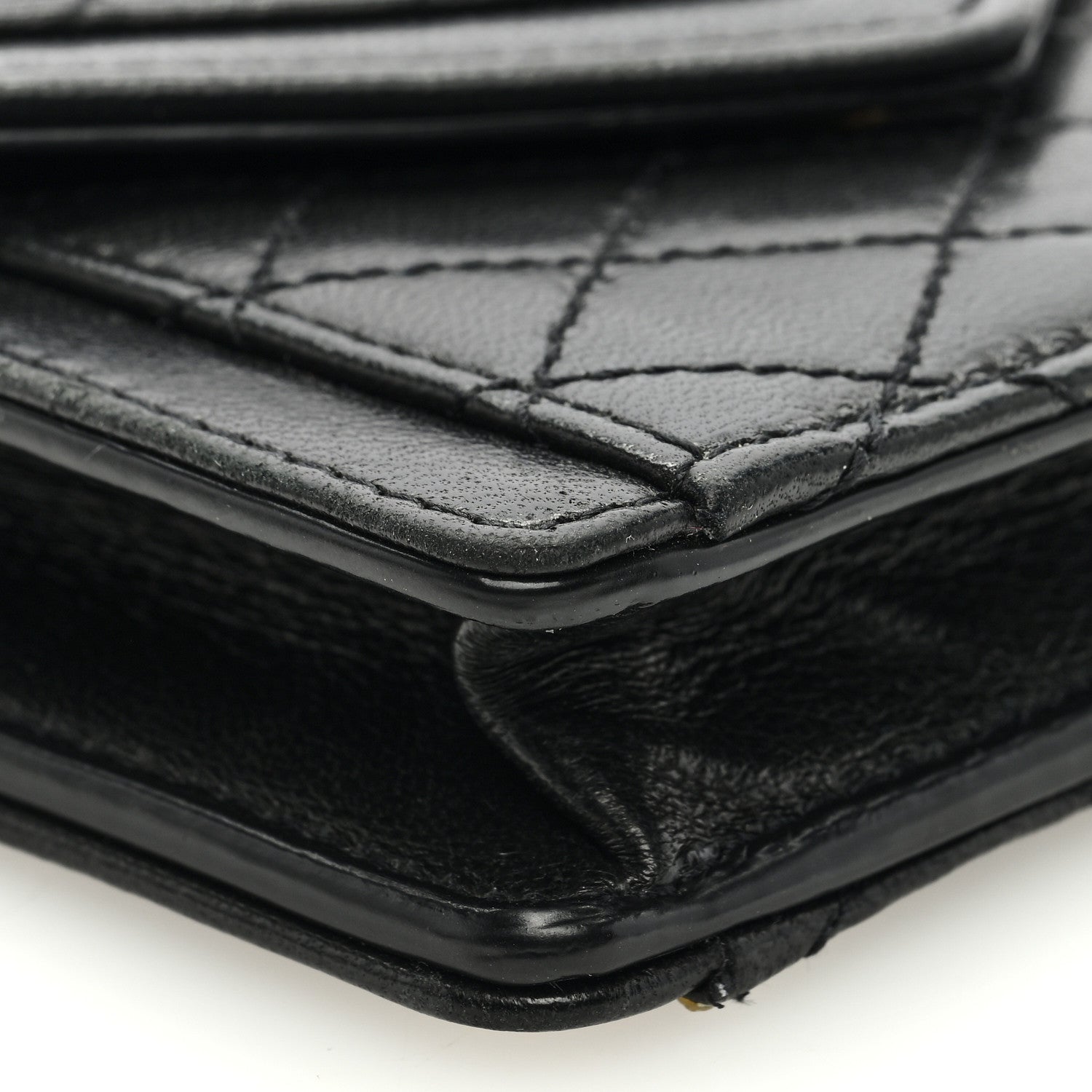Saint Laurent SAINT LAURENT Lambskin Quilted Micro Gaby Bag Black 7 of 8