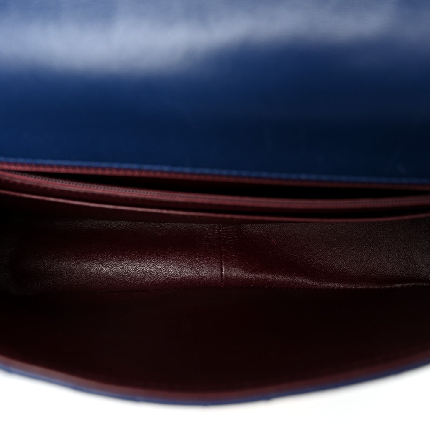 Lambskin Quilted Large Chic With Me Flap Navy