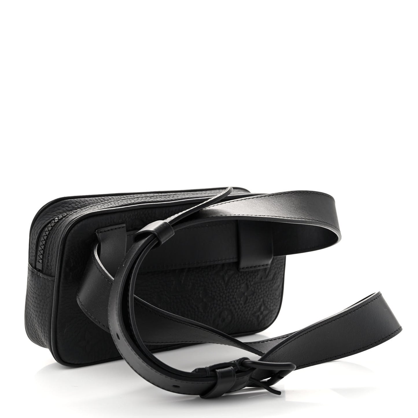 Taurillon Monogram Uniformes Solar Ray Soft Pochette Volga Belt Bag Black