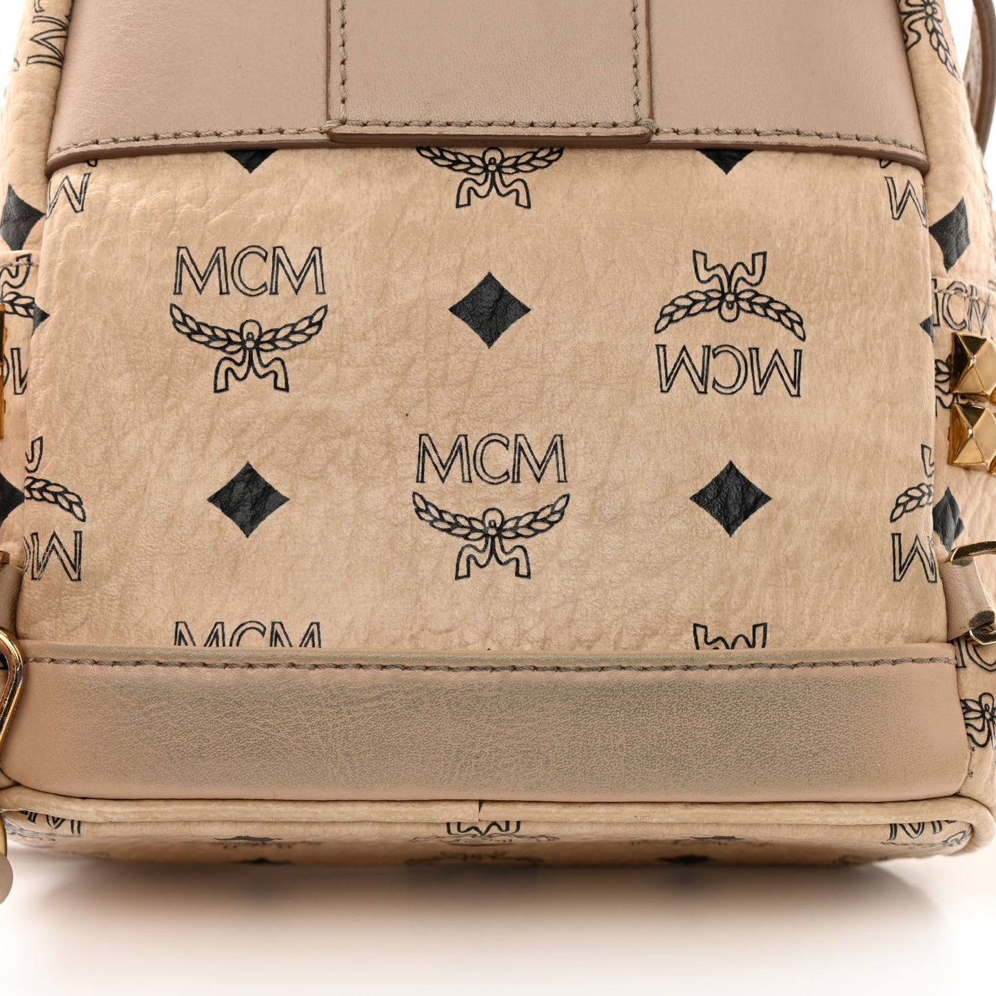 Visetos Side Stud X-Mini Stark Bebe Boo Backpack Beige