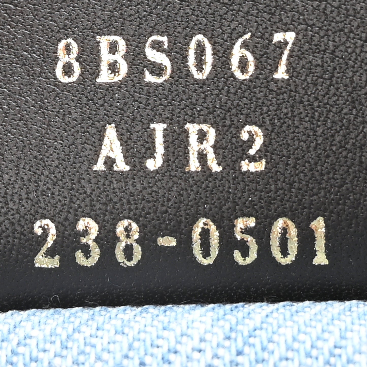 Denim Vitello King Plexiglass Logo Embroidered Mini By The Way Top Handle Boston Bag Denim Cuoio