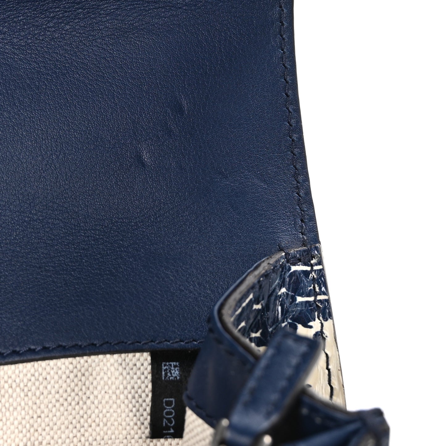 Snakeskin Dragonfly Medium Dionysus Shoulder Bag Blue
