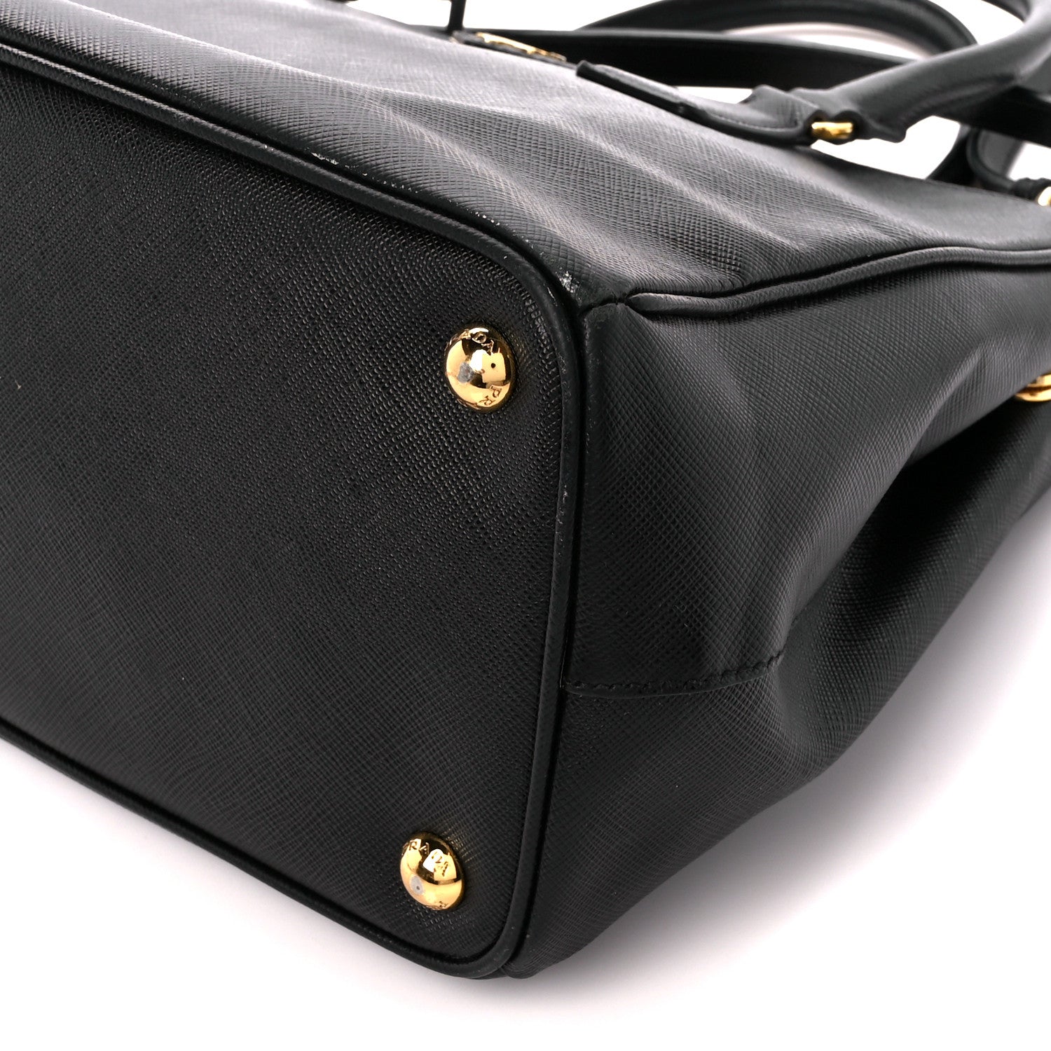 Prada Saffiano Small Galleria Double Zip Tote Black 10 of 11