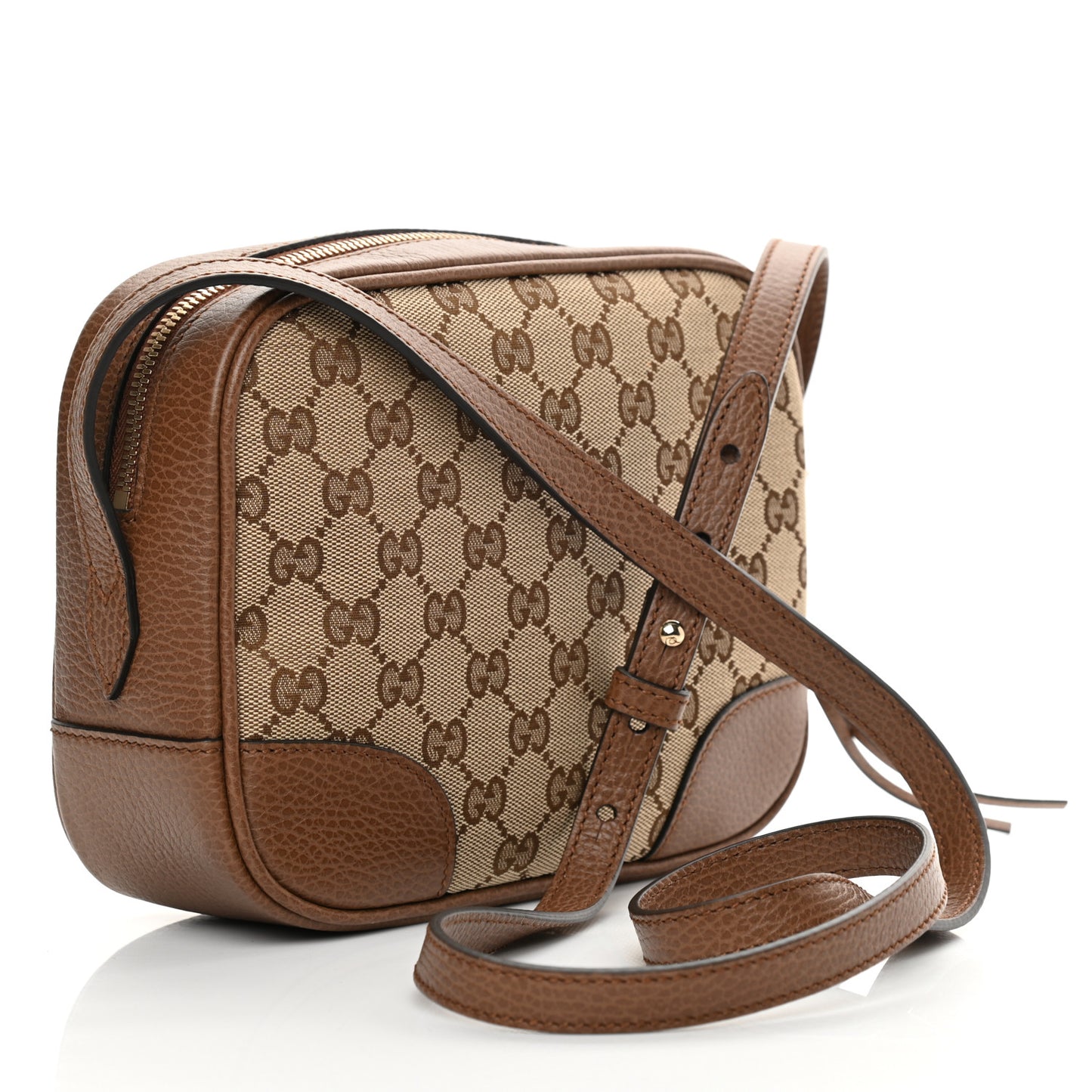 Monogram Mini Bree Messenger Bag Beige Tabacco