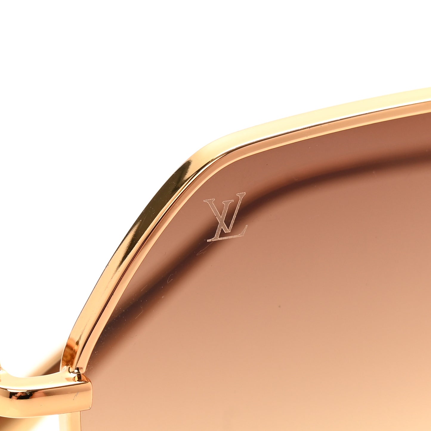 Metal My LV Chain Round Sunglasses Z1650W Gold
