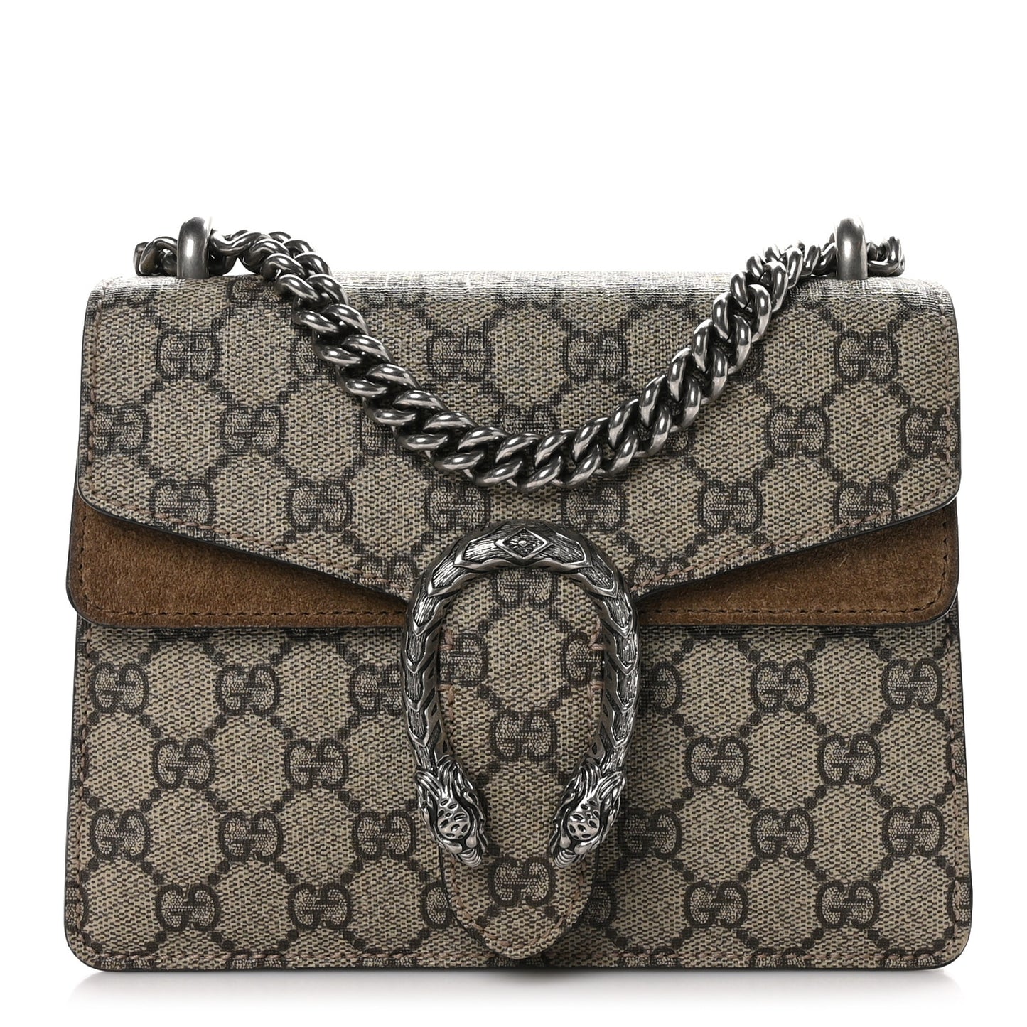 GG Supreme Monogram Mini Dionysus Shoulder Bag Taupe
