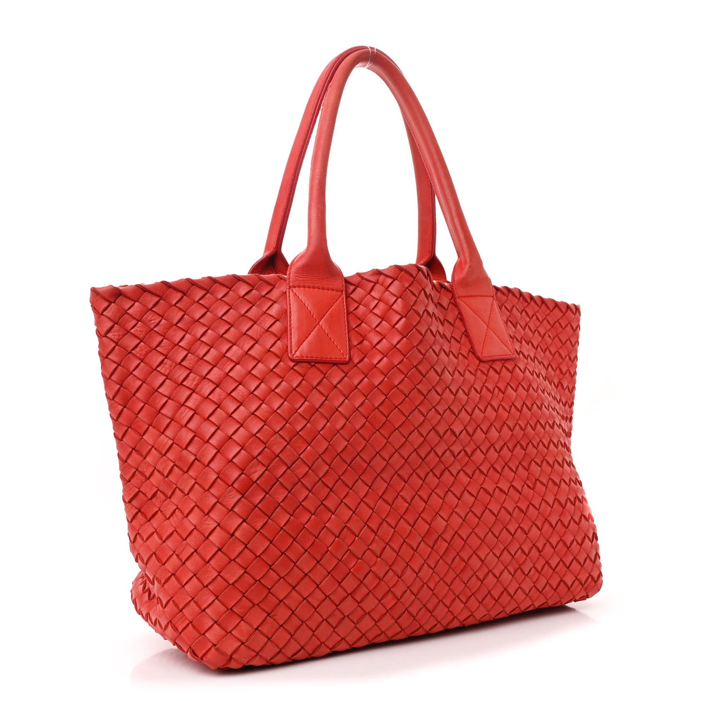 Nappa Intrecciato Mini Cabat Red