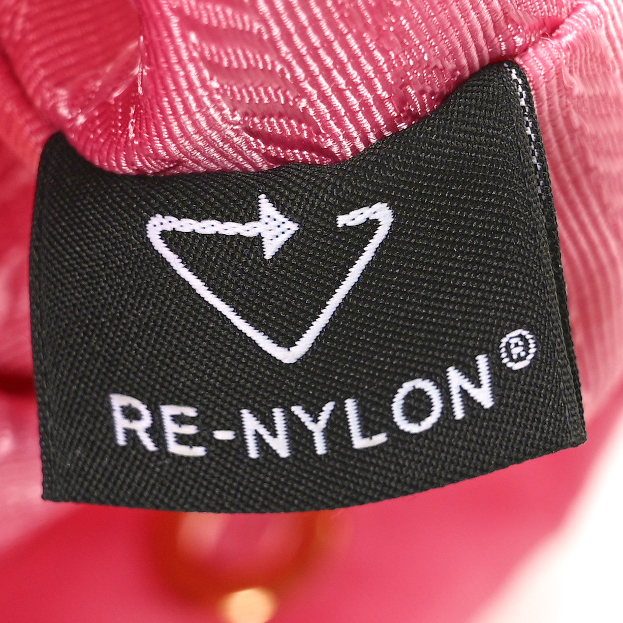 Re-Nylon Saffiano Mini Re-Edition 1978 Bucket Bag Begonia