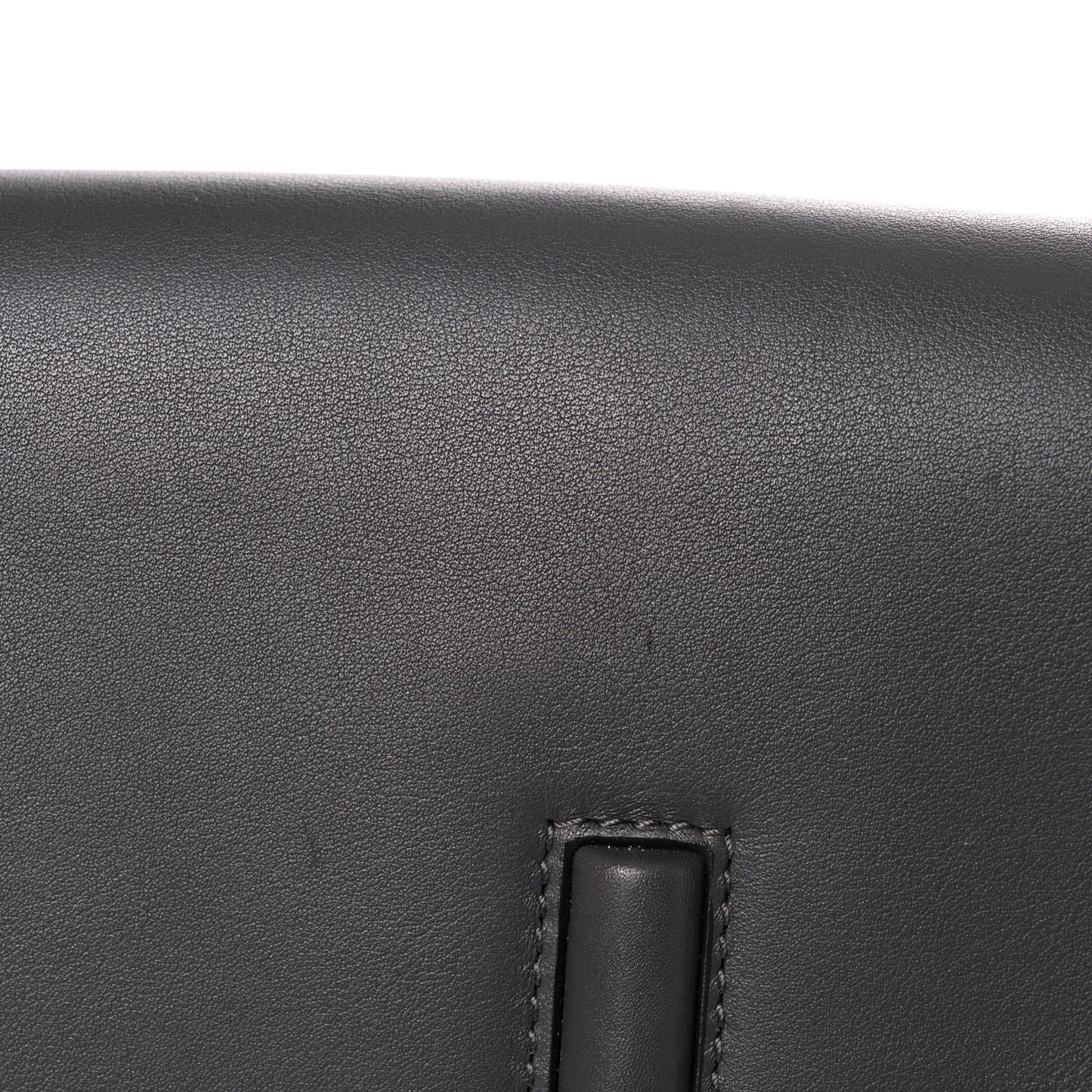 Calfskin Sasha Shoulder Bag Dark Grey