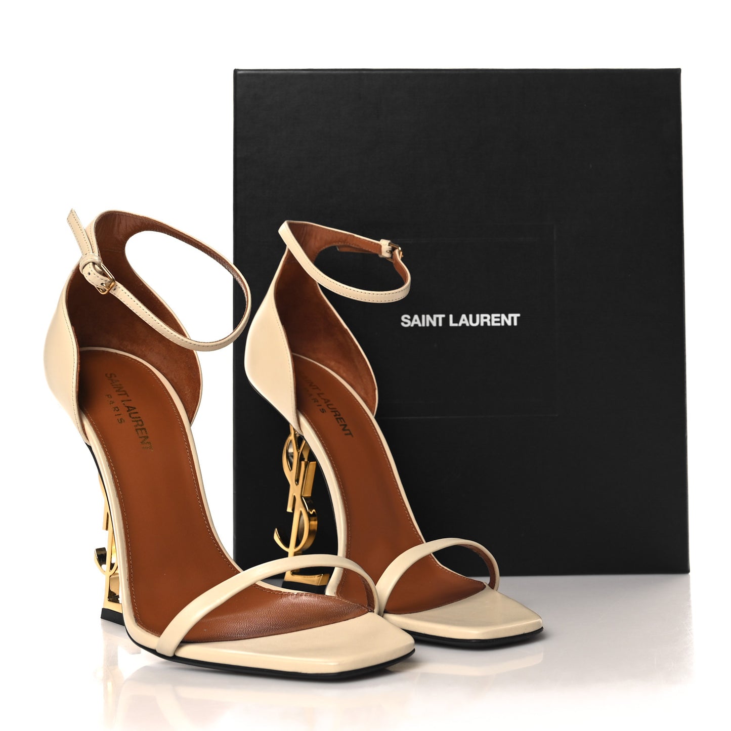 Calfskin 110 Opyum Sandals 40 Real Beige