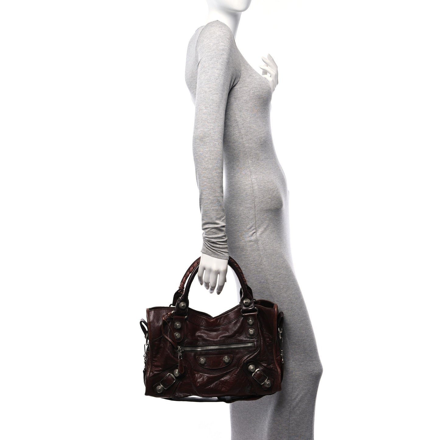 Agneau Giant 21 Silver Hardware City Castagna