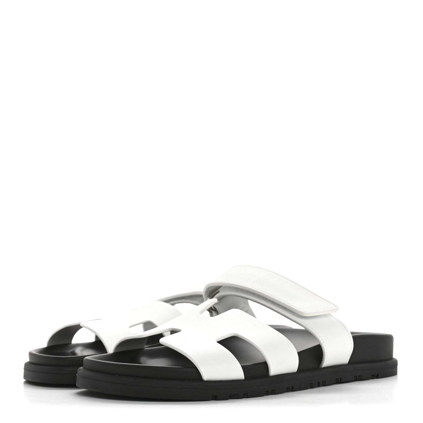Calfskin Womens Chypre Sandals 37 White