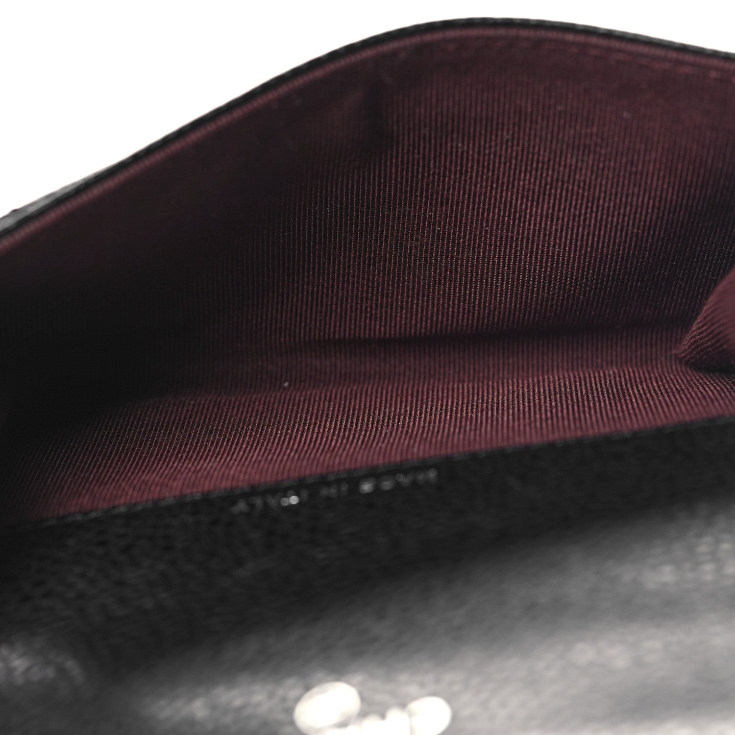 Chanel Caviar Quilted Flap Card Holder Wallet Black 5 of 8