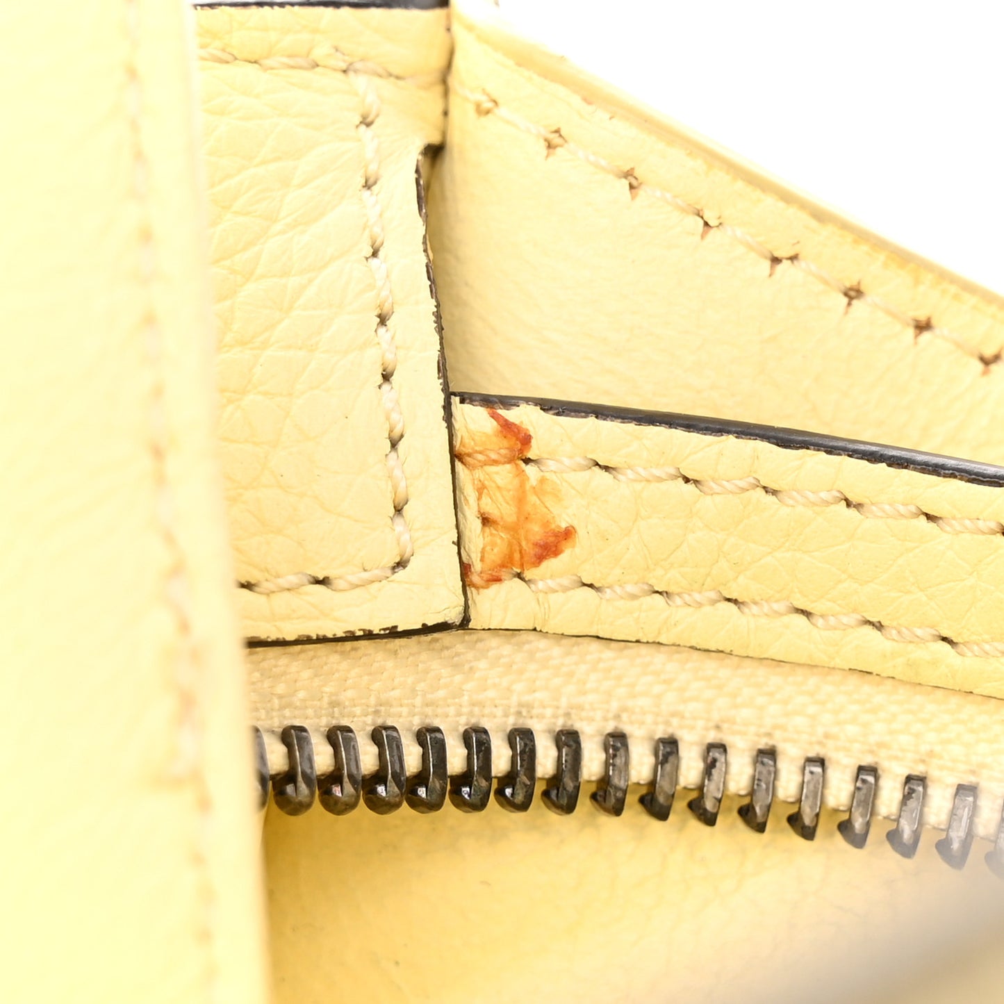 Drummed Calfskin Suede Medium Trapeze Butter