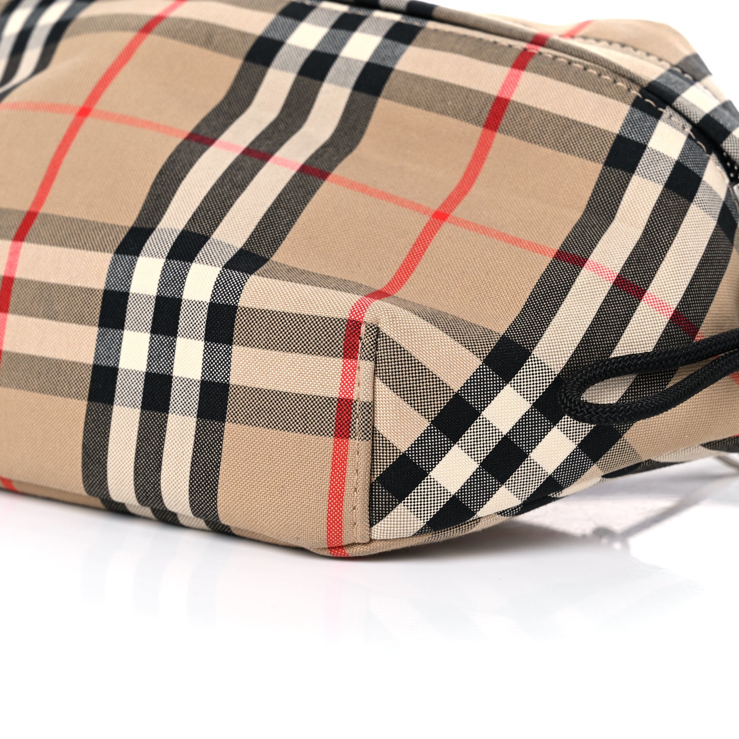 Nylon Vintage Check Medium Sonny Bum Bag Archive Beige Black