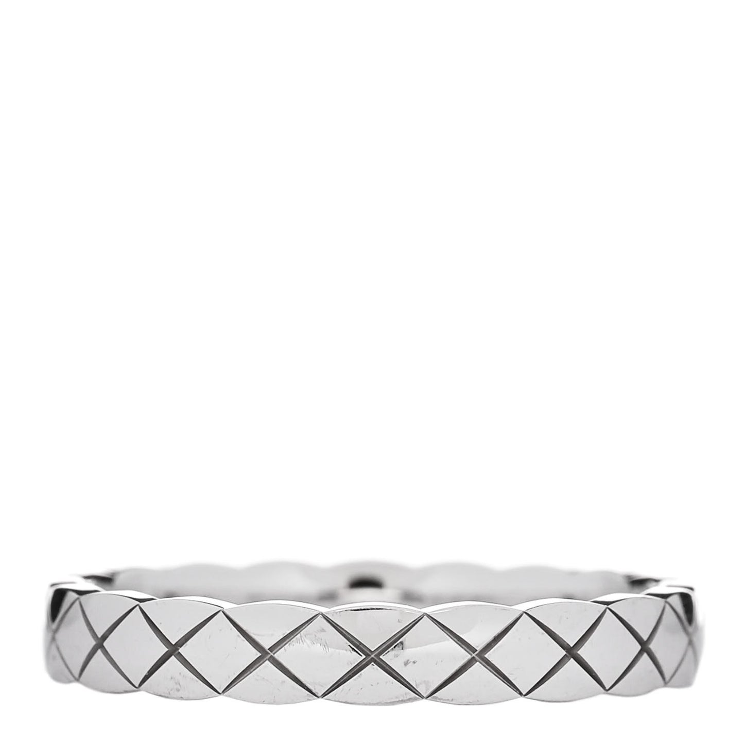 18K White Gold Mini Coco Crush Ring 58 8.25