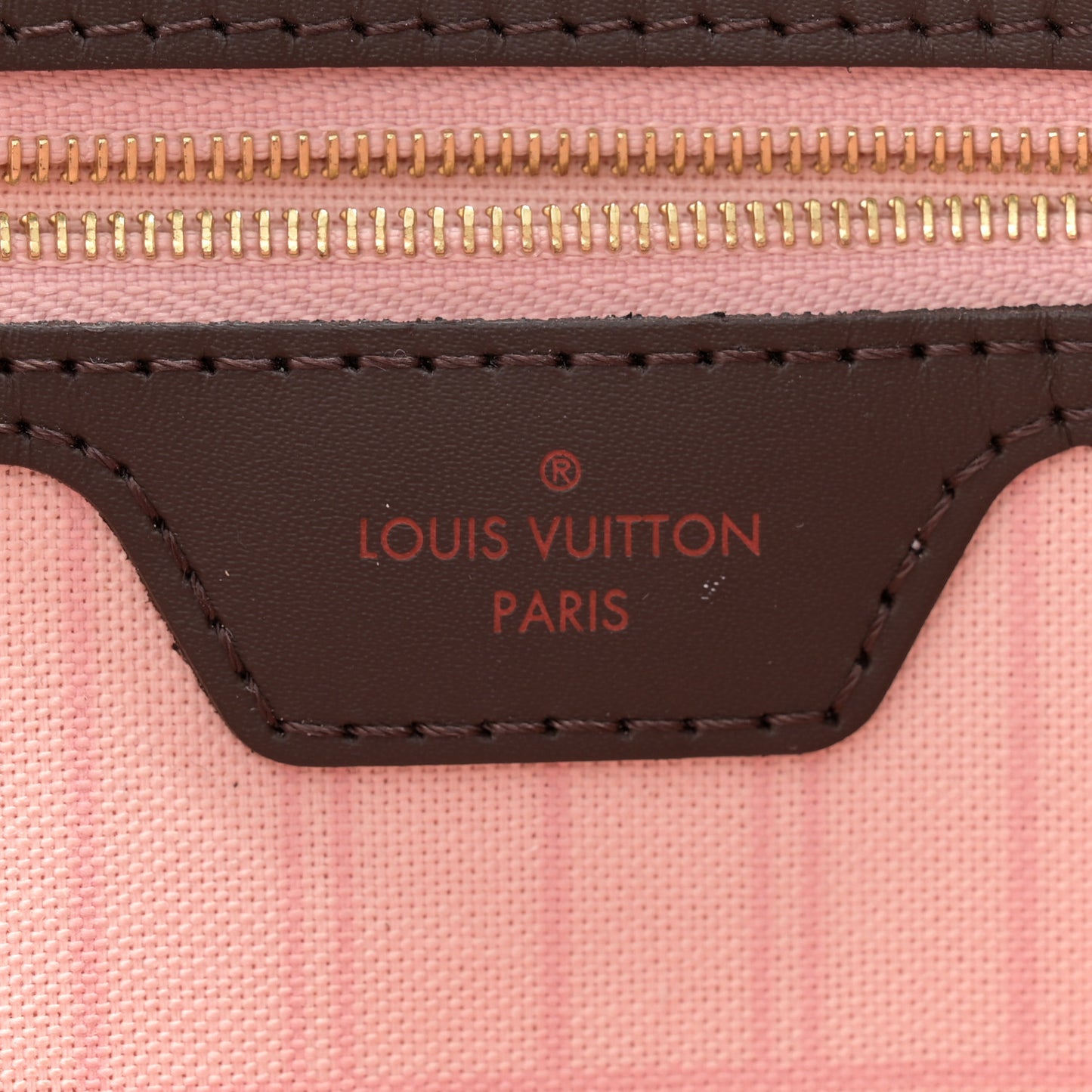 Damier Ebene Neo Neverfull MM Rose Ballerine