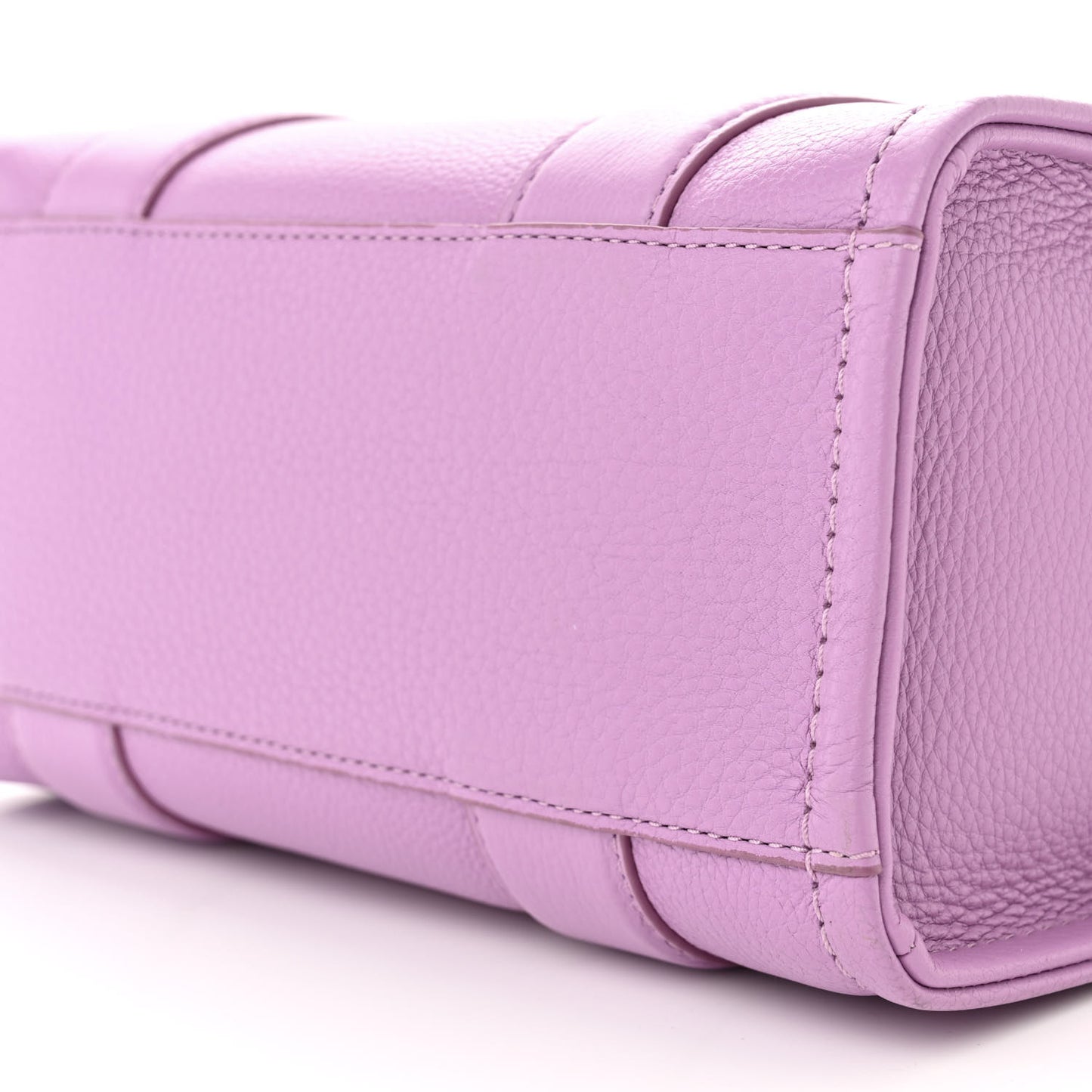 Grained Calfskin Small The Tote Bag Regal Orchid