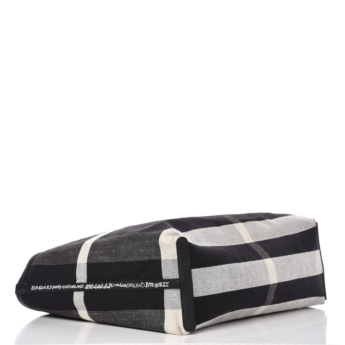 Coated Canvas Medium Reversible Doodle Tote Black