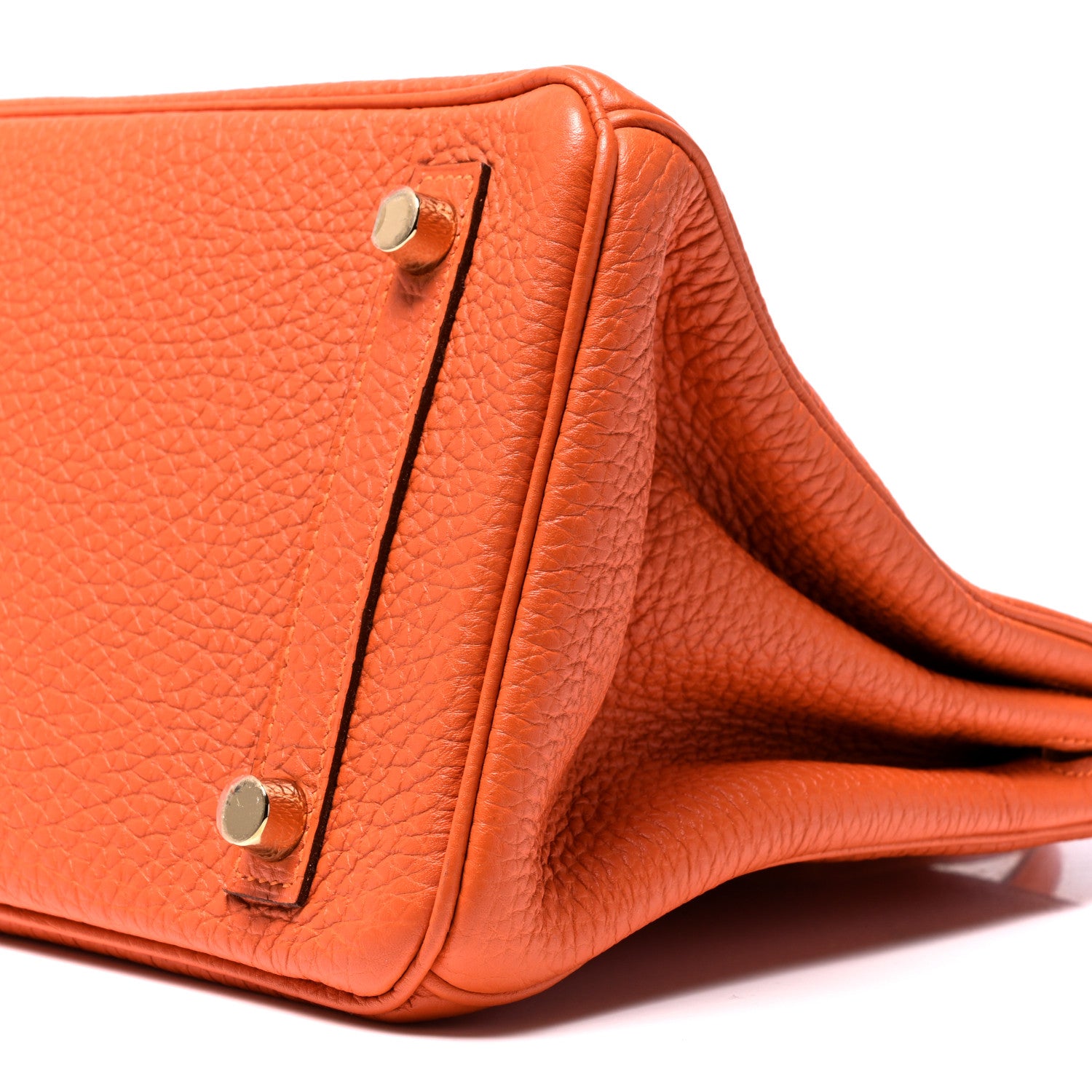 Hermes Togo Birkin 25 Orange 9 of 9