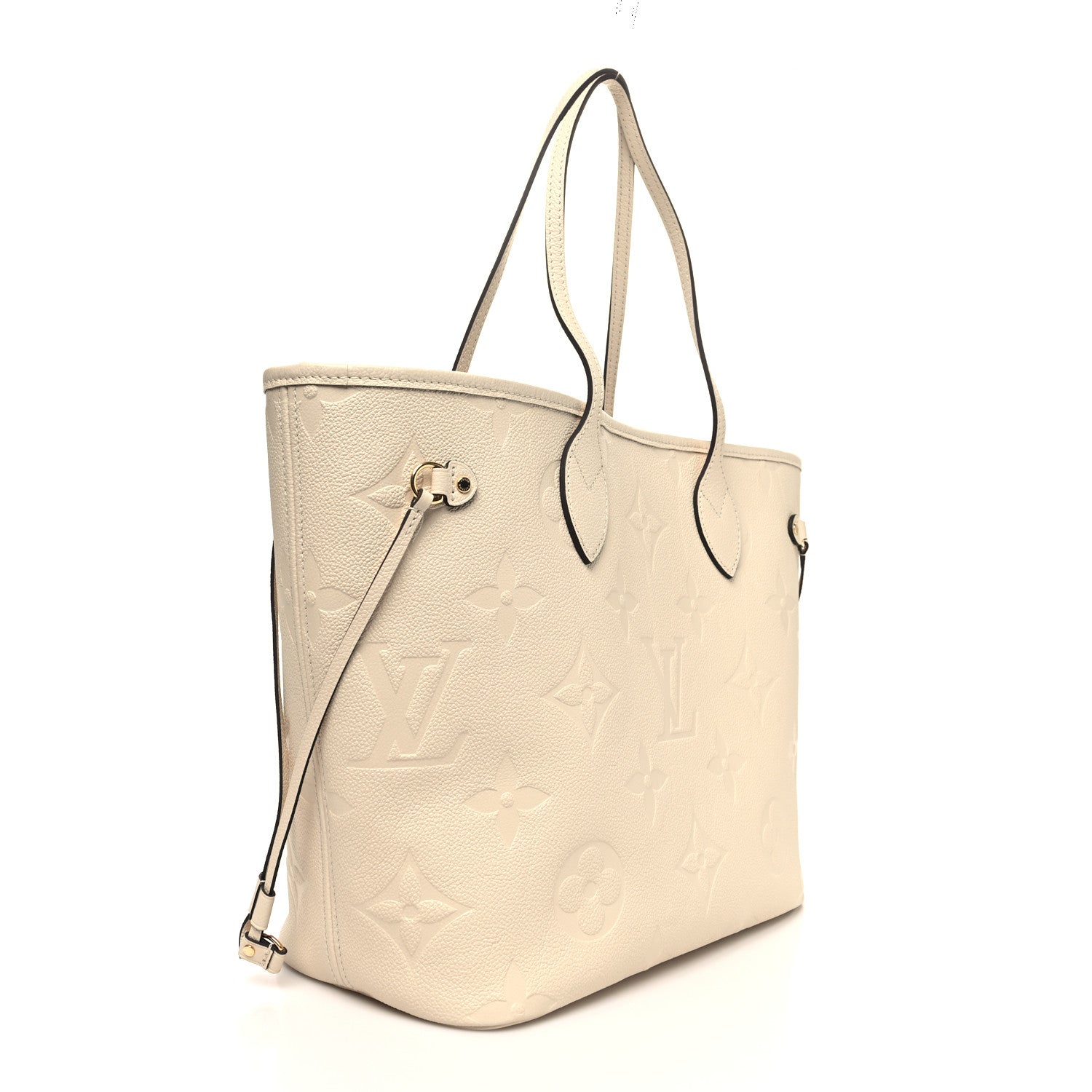 Louis Vuitton Empreinte Monogram Giant Neverfull MM Cream 4 of 11