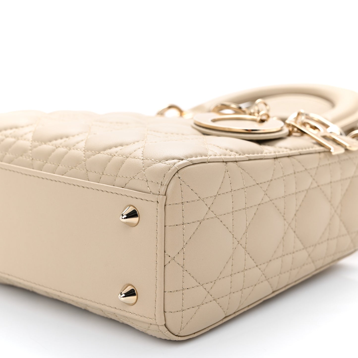 Lambskin Cannage Small My ABCDior Lady Dior Beige