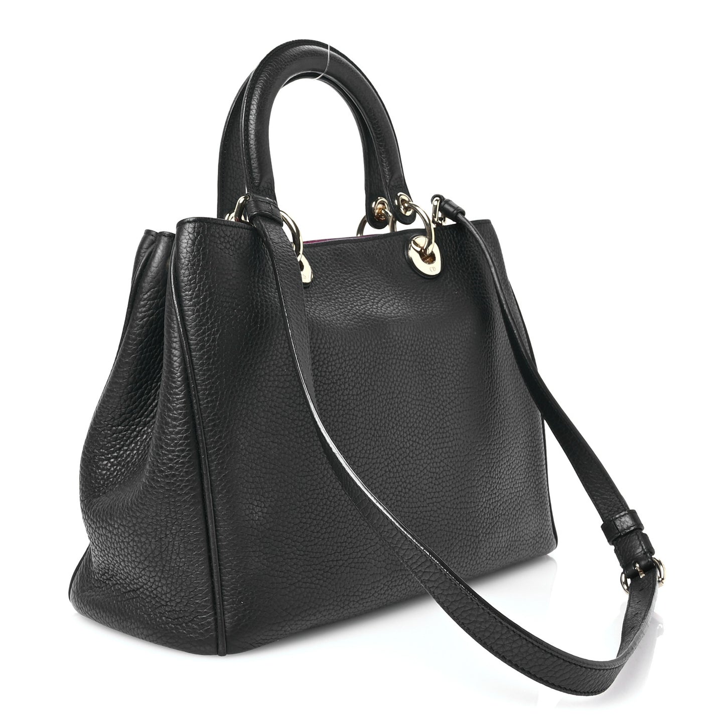 Bullcalf Medium Diorissimo Tote Black Rose Indien