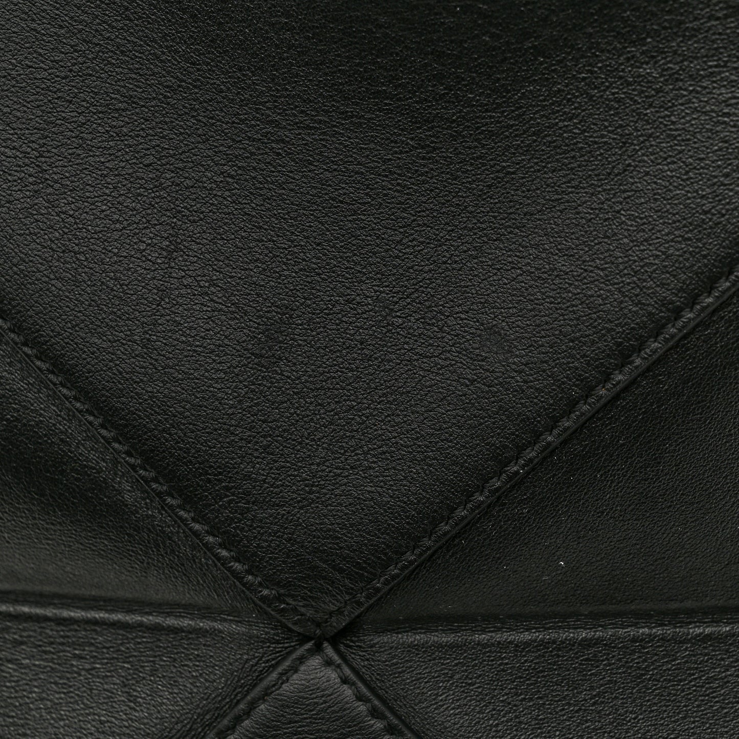 Shiny Calfskin Large Puzzle Fold Tote Black