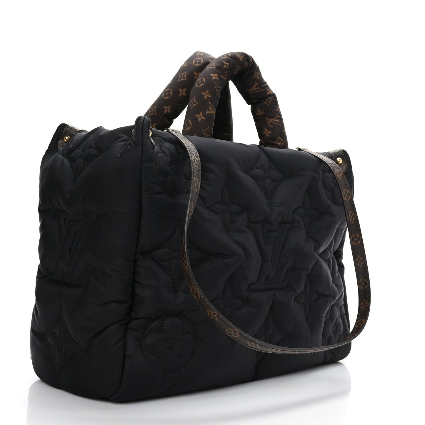 Econyl Monogram Pillow Giant Onthego MM Black