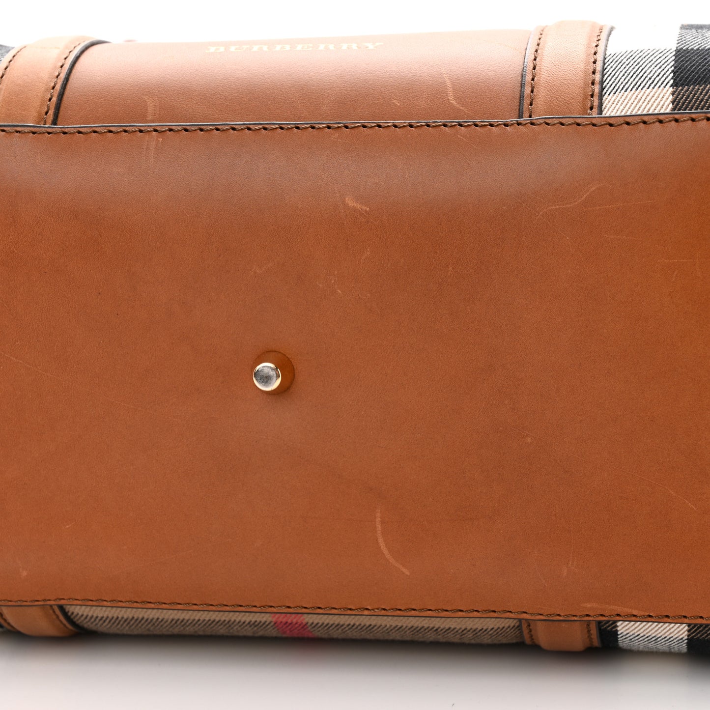 House Check Medium Alchester Bowling Bag Tan