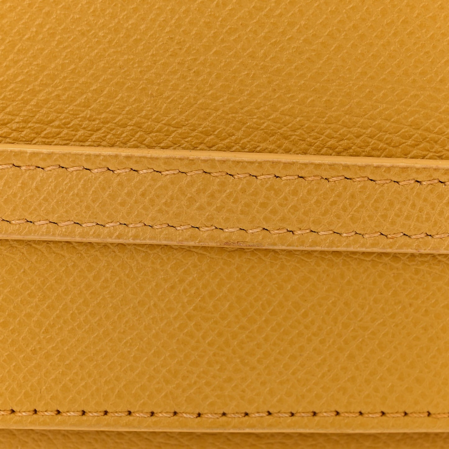 Grained Calfskin Nano Belt Bag Sunflower