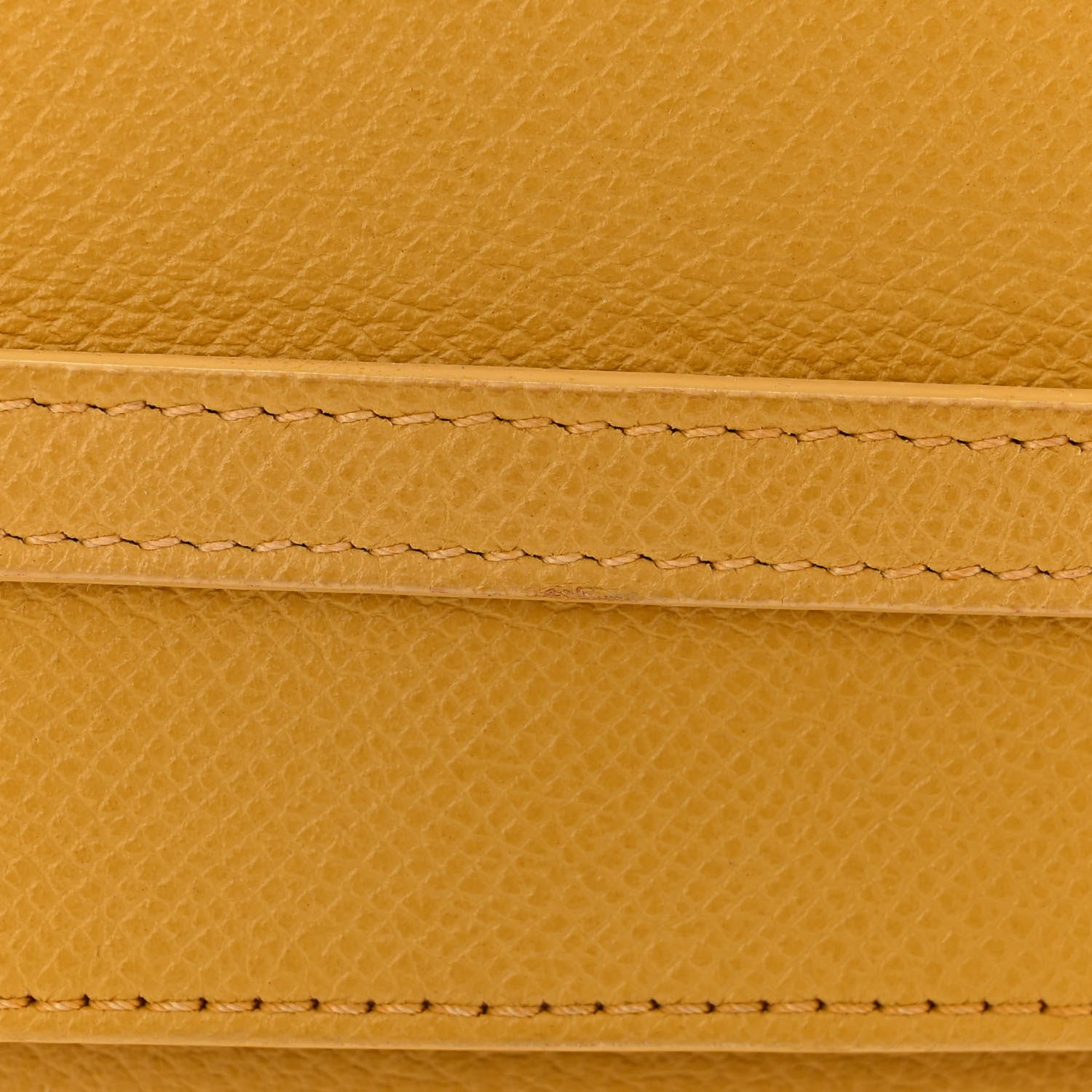 Celine Grained Calfskin Nano Belt Bag Sunflower 11 of 12
