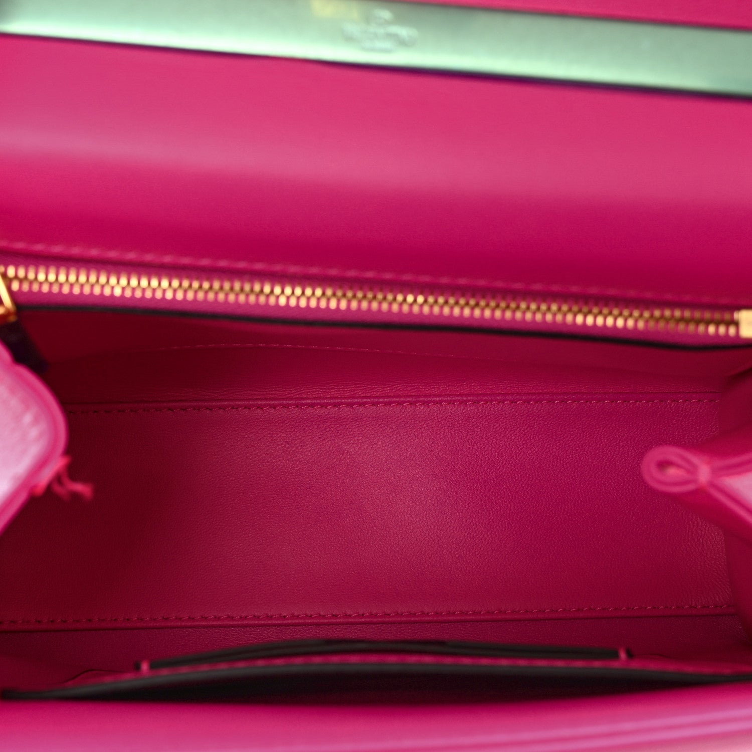 Valentino Garavani Nappa Small One Stud Top Handle Bag Pink PP 6 of 14