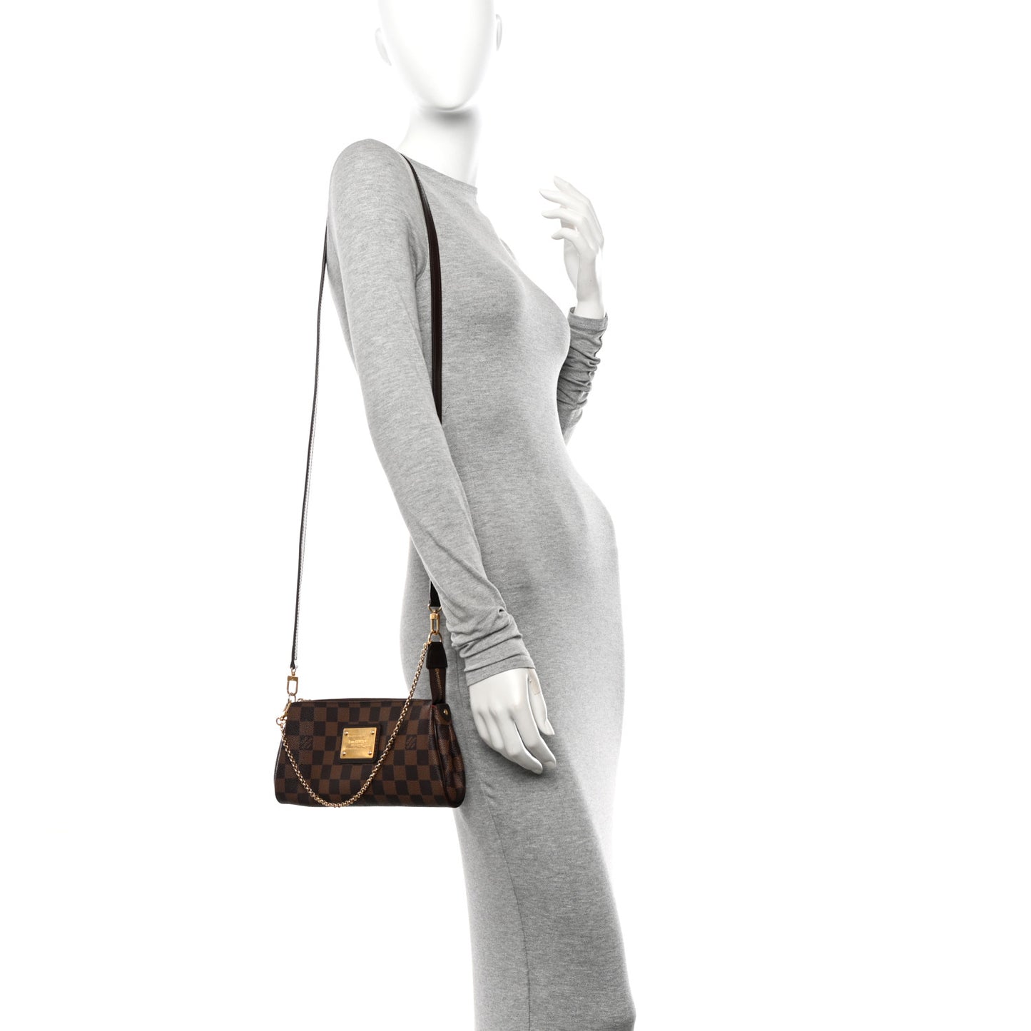 Damier Ebene Eva Clutch
