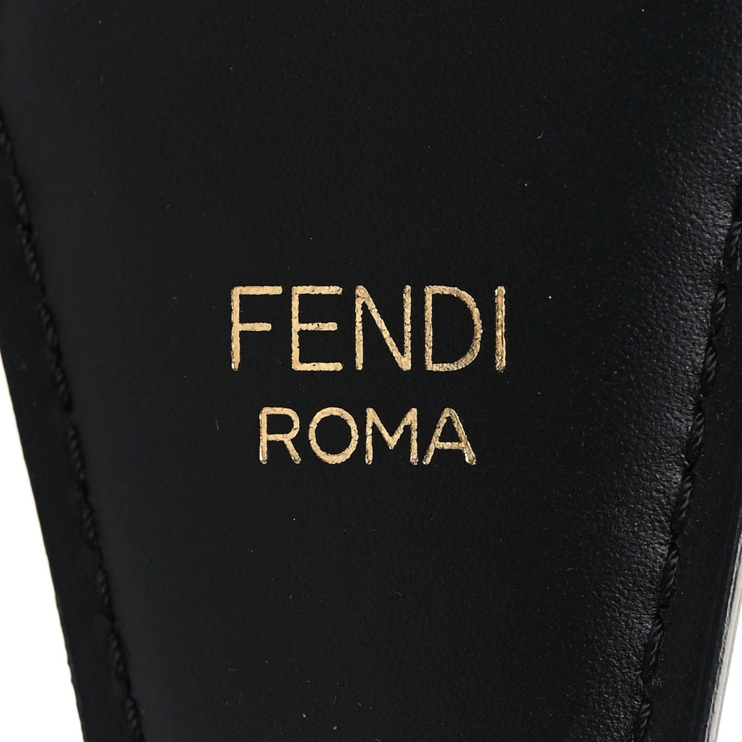 Jacquard Ribbon Vitello King FF Bi-Color Intreccio Adjustable Strap You Black White