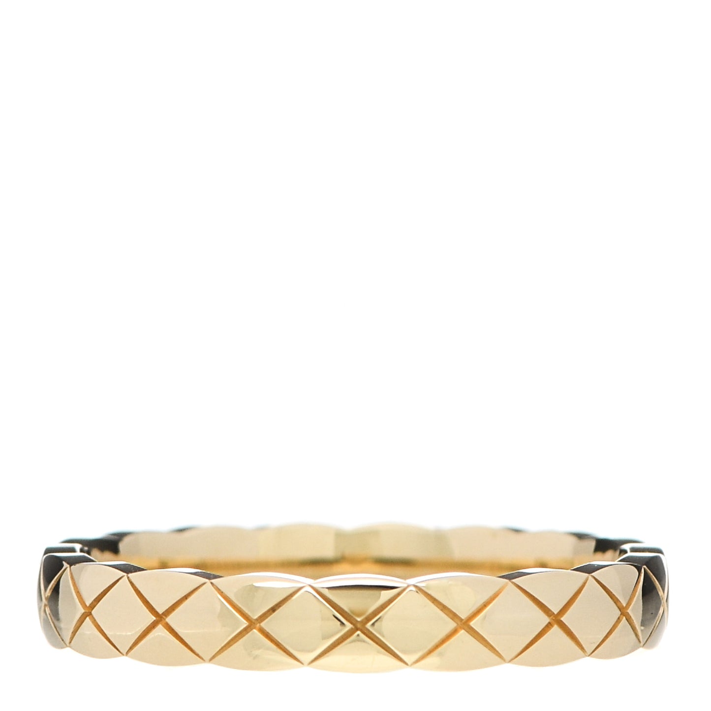 18K Yellow Gold Mini Coco Crush Ring 56 7.5