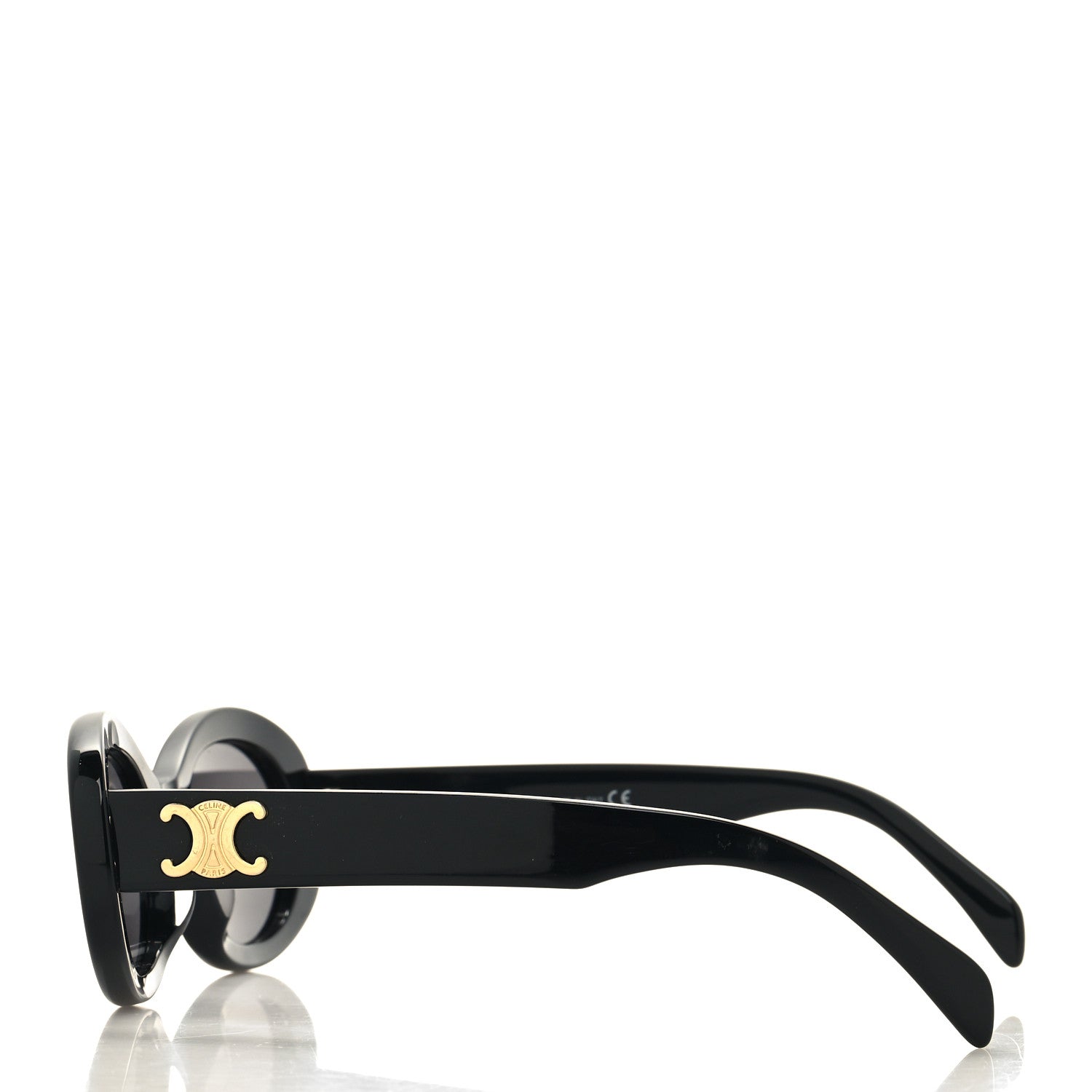 Celine Acetate Triomphe 01 Sunglasses CL 40194U Black 3 of 8