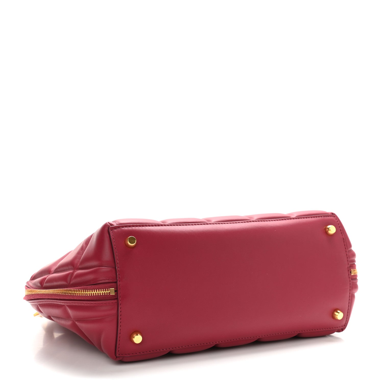 Bottega Veneta Butter Calfskin Padded Swoop Amaranto 4 of 10