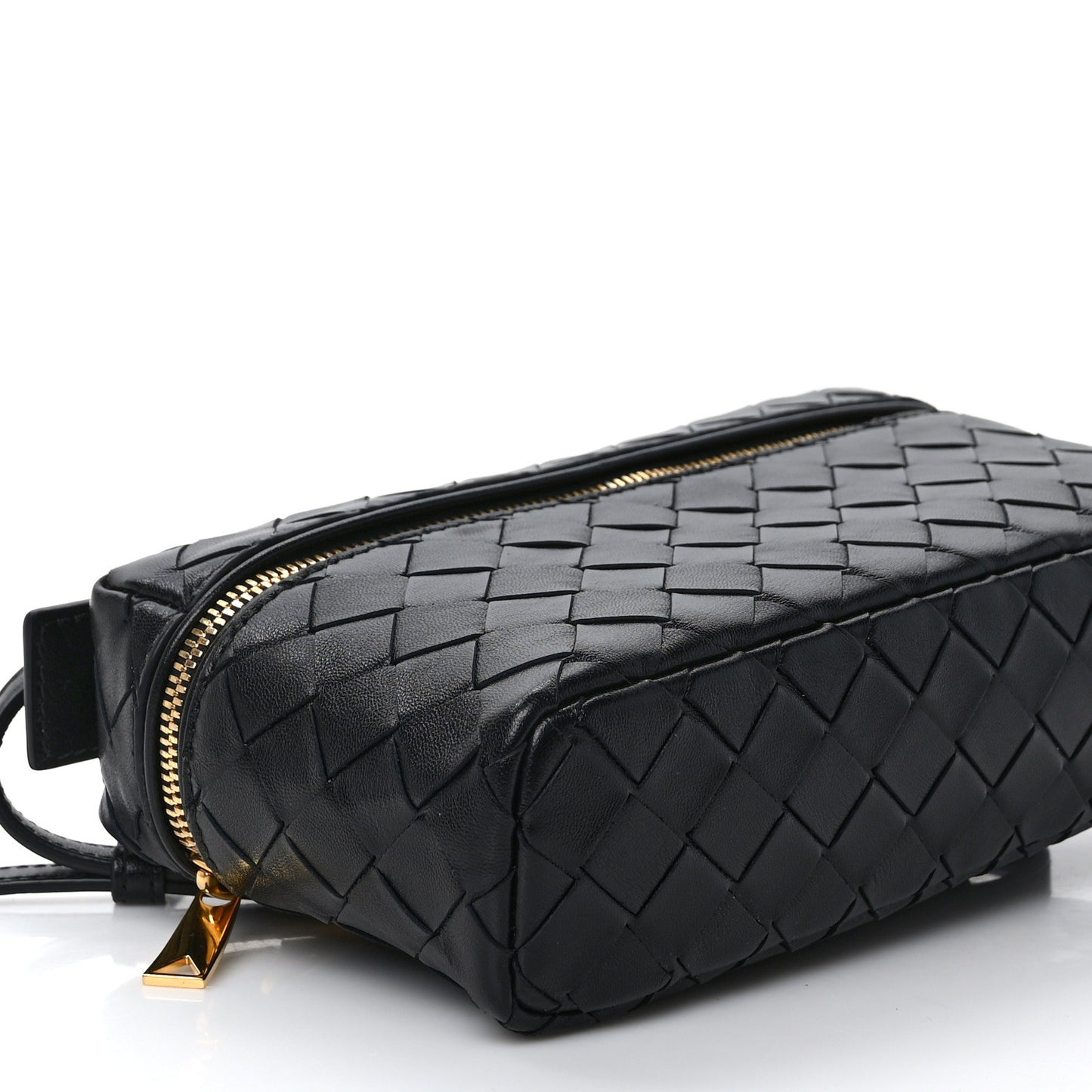 Calfskin Intrecciato Bang Bang Vanity Case Black